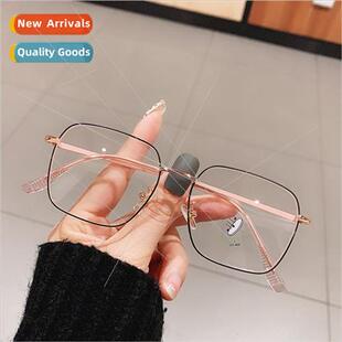 Retro eyeglasses frame ultra-light myopia glasses female Kor