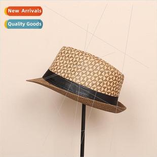 summer Korean breathable men ref straw 2021 paper Hat linen