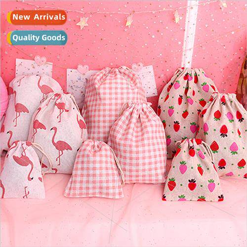 New cute storage bag drawstring pocket portable dust travel
