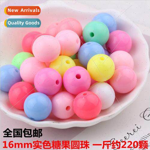 DIY handmade beading accessories materials hair 16mm acrylic