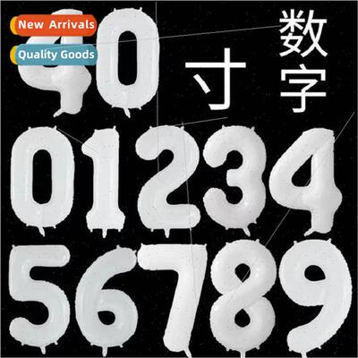U.S.  40-inch whe aluminum molded number balloons large pure