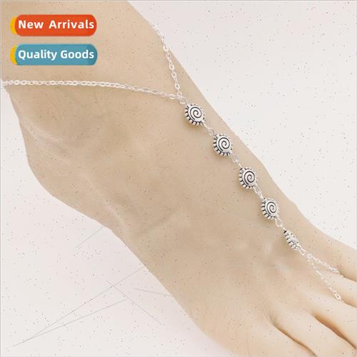 Europe fashion snail foot jewelry metal chain women simple t