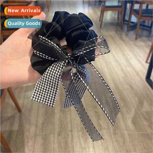 simple nest large band fluttering ring hair bow bird lace