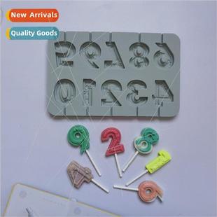 raised chocolate cube cookie Ice Lollipop cake licone DIY