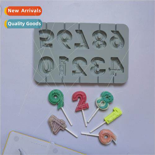 licone 09 Lollipop raised chocolate DIY cake Ice cube cookie