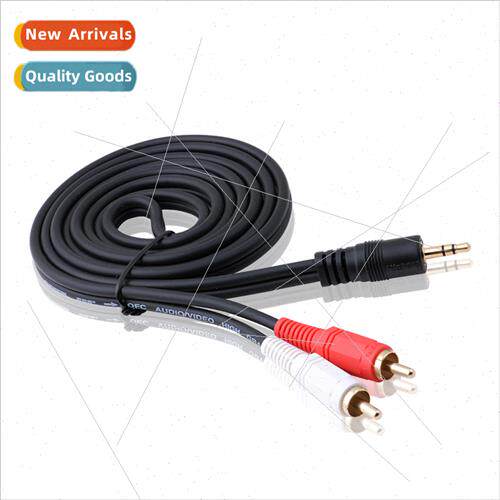 3 meters 3.5 to Double Lotus Audio Cable 3.5mm Stereo to Dou