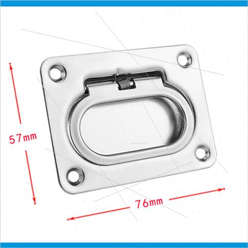 Stainless Steel Yacht Hardware Marine Spring Floor Buckle De