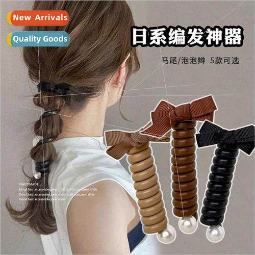 Phone line hair band female new binding hair rope Japan brai