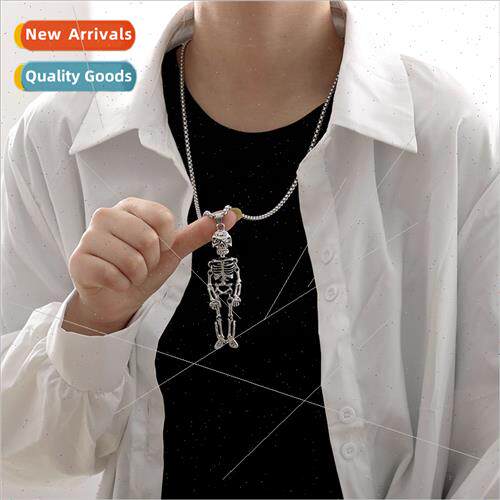 Europe new Halloween dark skull human skeleton hipster jewel