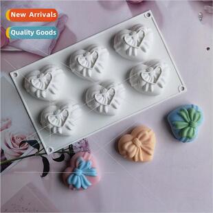 licone 6-in-a-bow love cake Chocolate jelly pudding soap cak