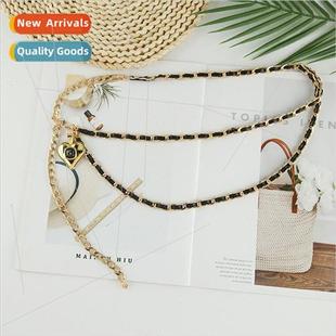 new dec chain sub dress tide sense senior female waist Metal