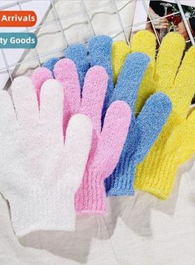 Hotel hotel bath towel nylon gloves five fingers bath utensi