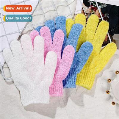 Hotel hotel bath towel nylon gloves five fingers bath utensi