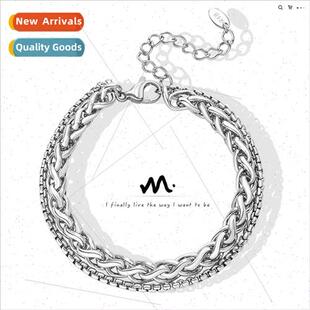 Wind tide hundred matching couple keel chain accessories ins