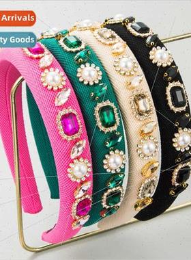 New hair bands Korean fashion sponge fabric high skull simpl