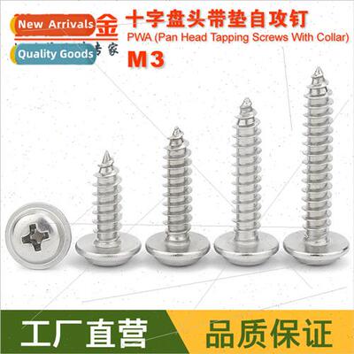M3*6 8 10 12 16 20mm PWA 304 Phillips pan head tapping screw