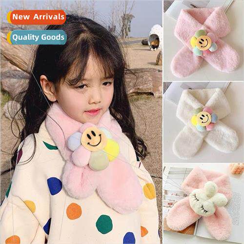 Childrens scarf fall and winter new boys girls scarf thicken