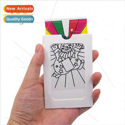 Small clown color-changing cards Children magic toys new nov