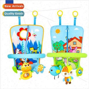 Car seat car baby toy fness frame stroller plush pendant car