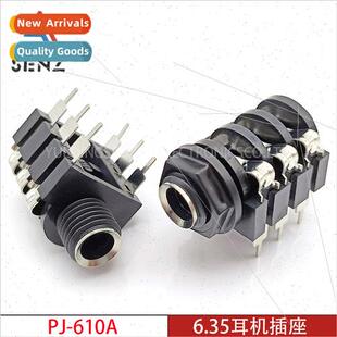 6.35mm socket headphone port six pin 610A whe high stereo