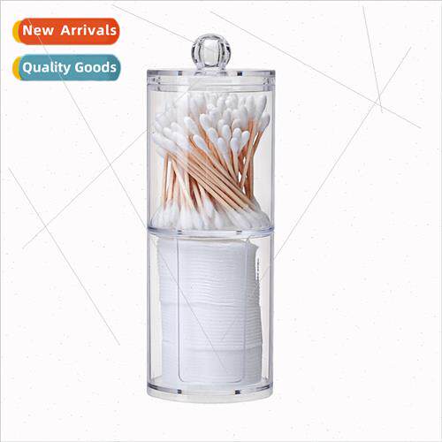 Plastic Cotton Swab Case Organizer Double Layer Combination