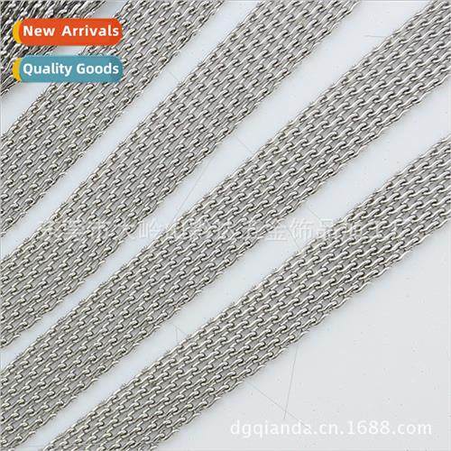 Stainless Steel Jewelry Chain Flat Mesh Chain Round Mesh Cha