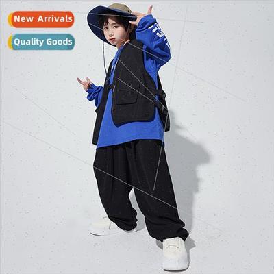 New Korea Girls Jazz Dance Costume Child Female jazz navel e