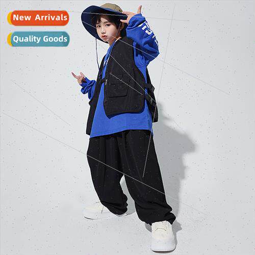 New Korea Girls Jazz Dance Costume Child Female jazz navel e