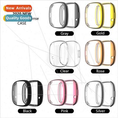 适用 Fitbit versa3/sense watch TPU full cover plating protec