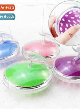 Creative massage brush shampoo shampoo comb transparent scal
