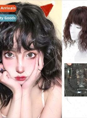 Top head hair replacement block fluffy cover gray hair machi