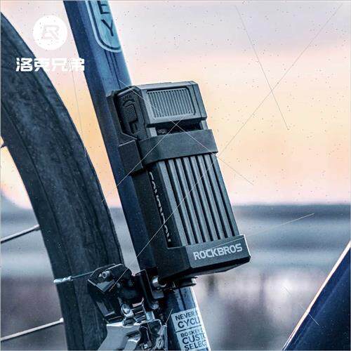 Bicycle lock motorcycle anti-theft folding lock electric bat