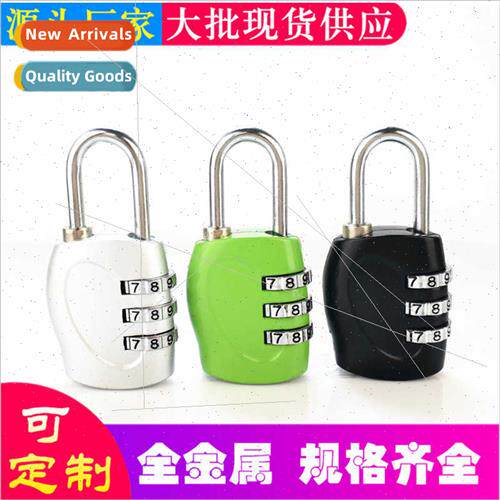 Zinc alloy sucase bag 3 dig mini combination lock gym locker
