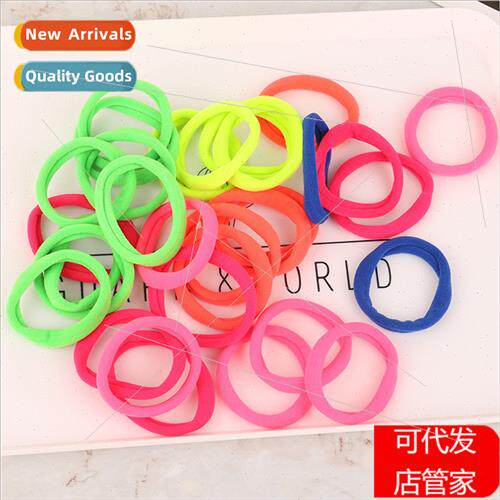 Version seamless high elasticy towel hair bhair rope leather