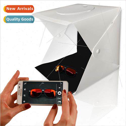 New LED Photo Light Box 20cm Photo Booth Small Mini Foldable