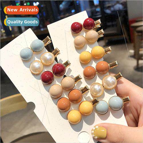 Mini sugar bean child hairpin ins cute girl Korean  side hai
