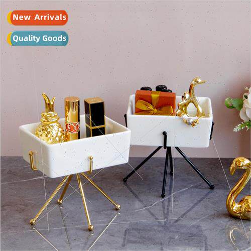 mple modern Scandinavian iron ceramic organizer jewelry cosm