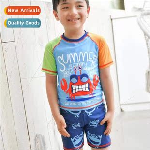 New summer swimsuit childrens large split boys swimsuit cons