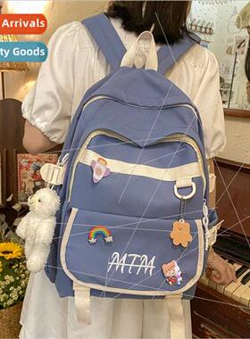 Shoulder bag female backpack new Han can ladies simple schoo