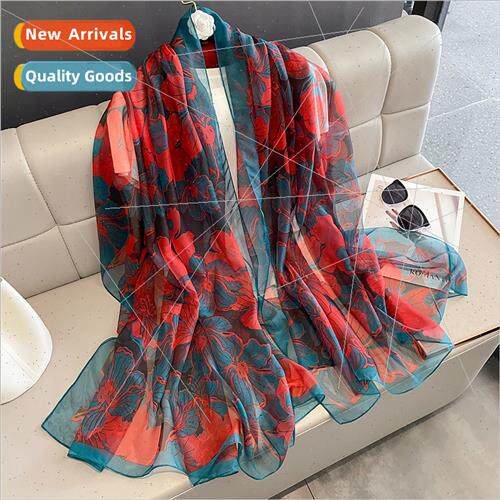 lk scarf female summer mom fashion sunscreen beach scarf vac