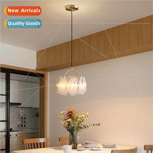 ght luxury glass chandelier modern French romantic dining ro