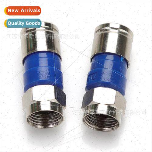 75-5 Extruded F-head rg6 inch two-four shielded 75-5 extrude