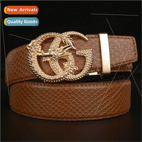 Fashion G Dragon Automatic Buckle Men Belt Belt Casual Cowhi