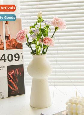 Modern simple flower rhyme ceramic dried flowers vase home l