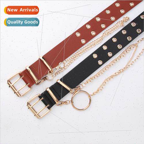 Europe  full holes women belt hip hop punk set fashion cool