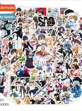 100 pcs of black and white Japanese manga mixed pack sword a