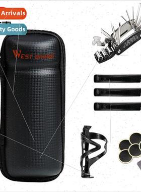 Bicycle bag tool can repair tool set water bottle holder bag