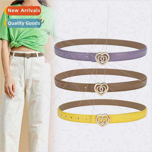 Women belt fashion versatile jeans decorative belt ins wind