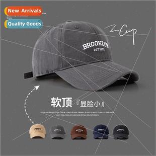 men sho new brim wide women cap baseball canvas tide Korean