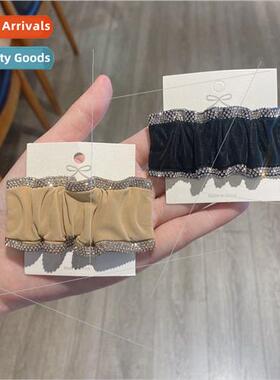 Retro rhinestone hair clip one word clip simple new hair car